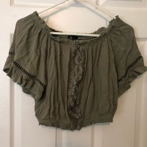 Off the shoulder blouse